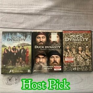 ✅4X Host Pick✅ Duck Dynasty TV Show: Complete Seasons 1-3 DVD Sets